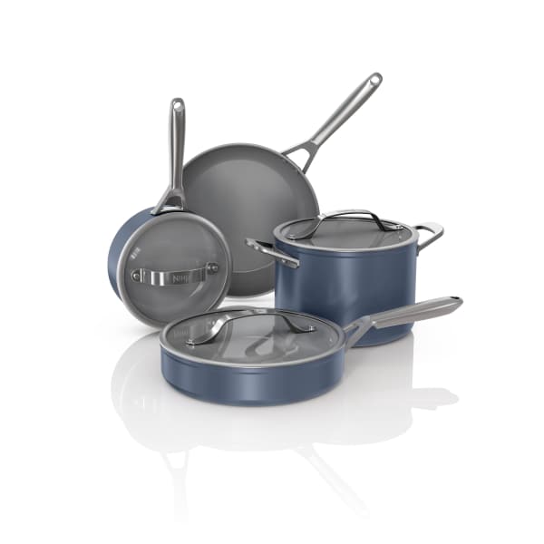 Ninja® Ceramic Pro 7-Piece Cookware Set Midnight Blue