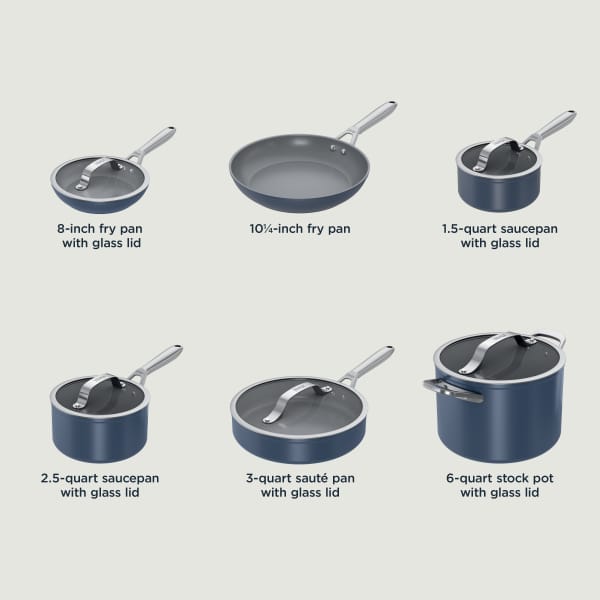キッチン [DVD] p706p5g Ninja® Ceramic Pro 12-Piece Cookware Set Midnight Blue