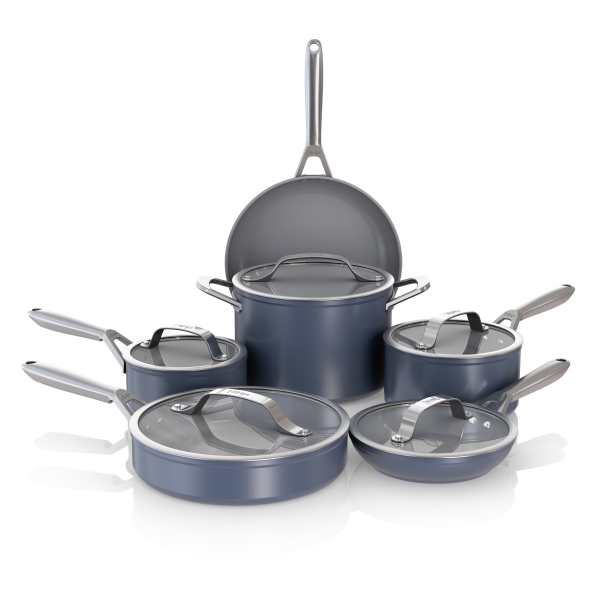 Ninja NeverStick™ Ceramic Pro 11-Piece Cookware Set Midnight Blue NeverStick™ Ceramic Pro™ - Ninja