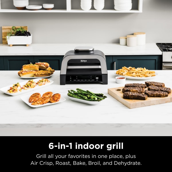 Ninja® Foodi® Smart XL 6-in-1 Indoor Grill & Air Fryer with Built in Thermometer Indoor Grills - Ninja