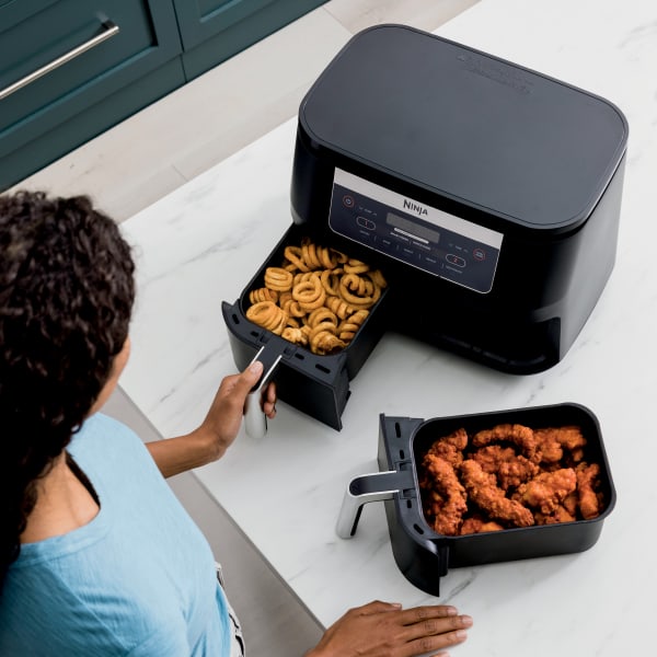 Ninja™ Foodi® DZ090C 5-in-1, 6-qt. 2-Basket Air Fryer with 