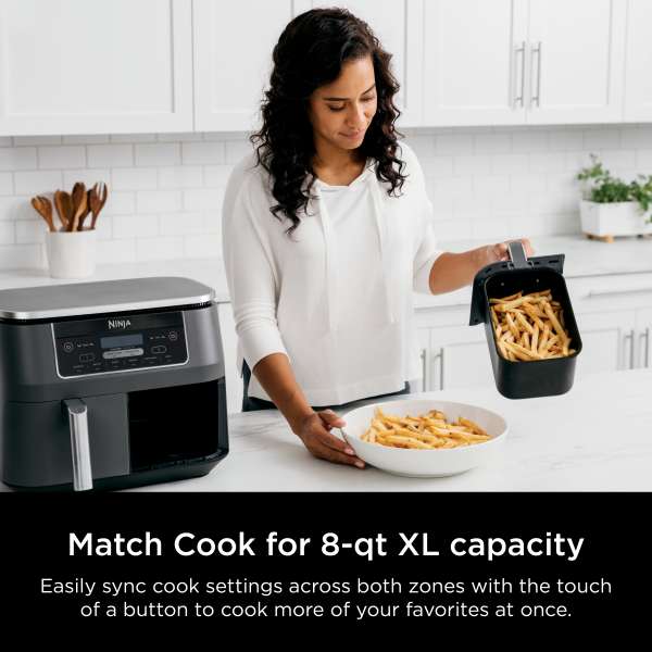 Ninja® Foodi® 6-in-1 8-qt. 2-Basket Air Fryer with DualZone