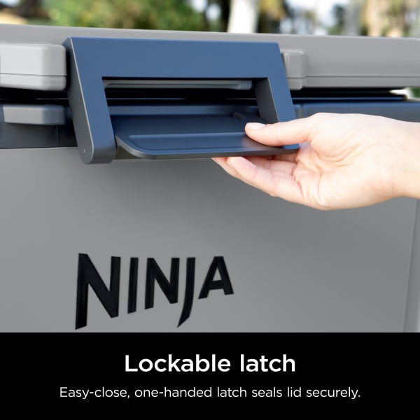Ninja FrostVault™ 50qt Hard Cooler with Dry Zone, Slate Gray Ninja FrostVault™ 50qt Hard Cooler with Dry Zone, Slate Gray
