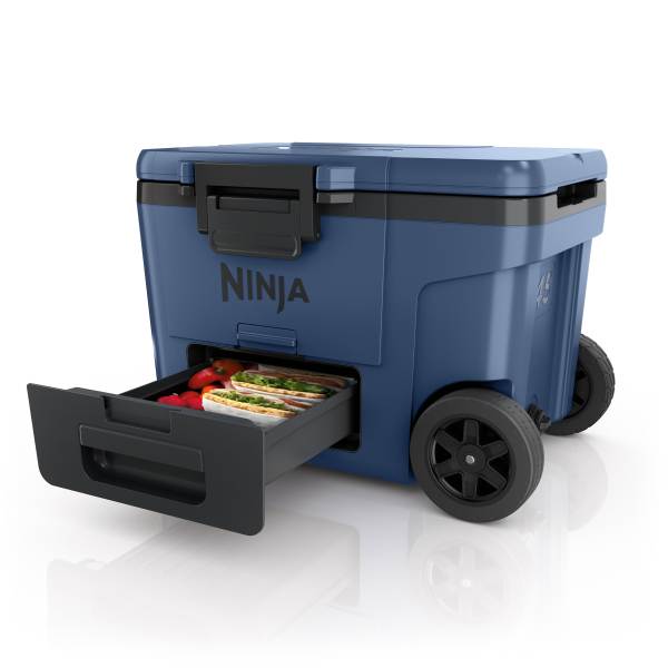 Ninja FrostVault™ 45qt Wheeled Cooler with Dry Zone (Lakeshore Blue)