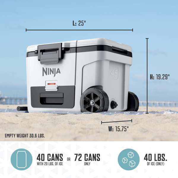 Yeti Cooler Ninja FrostVault 45qt Wheeled Cooler - Dry Zone