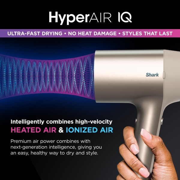 Shark HyperAIR Hair Dryer with IQ 2 in 1 Concentrator Hair Dryers Shark