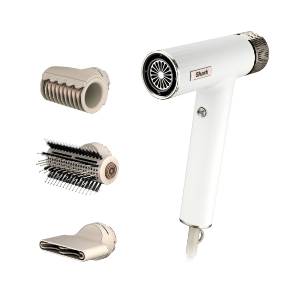 Hair dryer attachments to straighten hair outlet