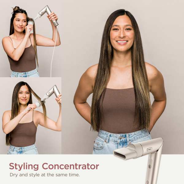 Shark FlexStyle Air Styling Drying System Powerful Hair Blow Dryer and Multi Styler Auto Wrap curlers 2 Brushes Concentrator Stone HD430C Hair Stylers Shark