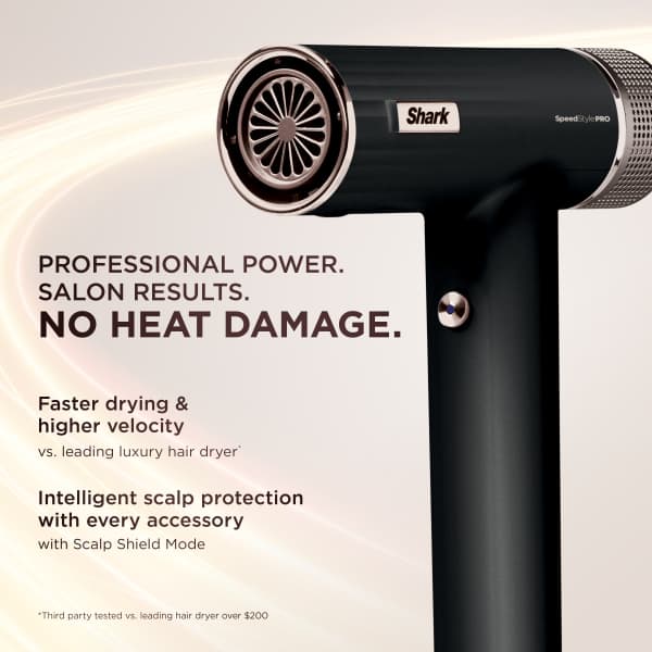 Shark Speed Style ヘアドライヤー Amazon.com: Shark Hair Dryer | SpeedStyle | No Heat Damage