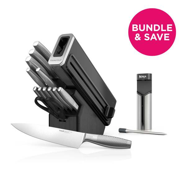 Ninja NeverDull™ Premium 14-Piece Stainless Knife System Ninja ProChef™ Wireless Thermometer Knife Sets - Ninja