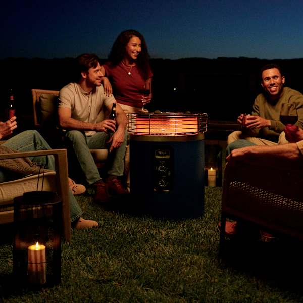 Ninja™ Fireside360™ Outdoor Propane Heater & Smokeless Fire Pit (Cyberspace)