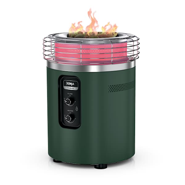 Ninja™ Fireside360™ Outdoor Propane Heater & Smokeless Fire Pit (Spruce Green)