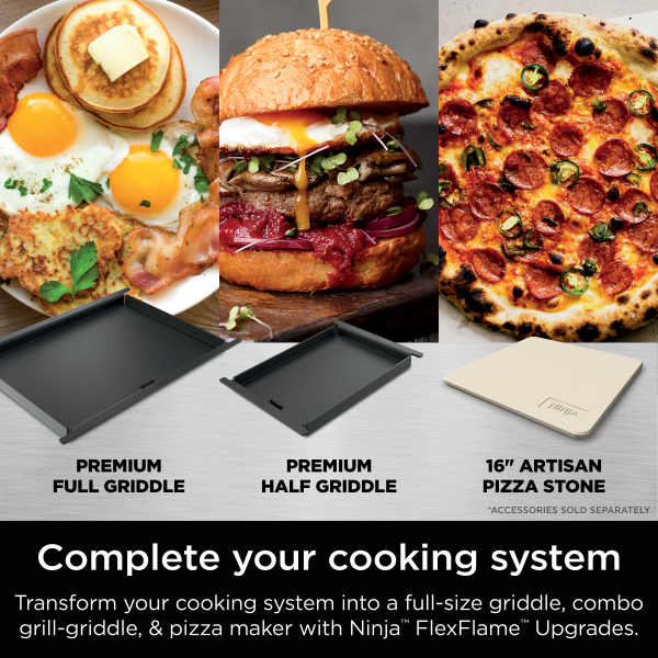 Ninja™ FlexFlame™ Propane Grill & Outdoor Cooking System