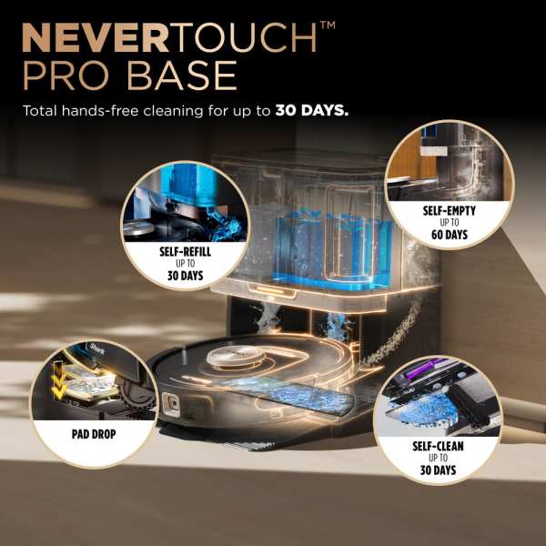 Shark PowerDetect™ 2-in-1 Robot Vacuum and Mop with Shark PowerDetect™ 2-in-1 Robot Vacuum and Mop with