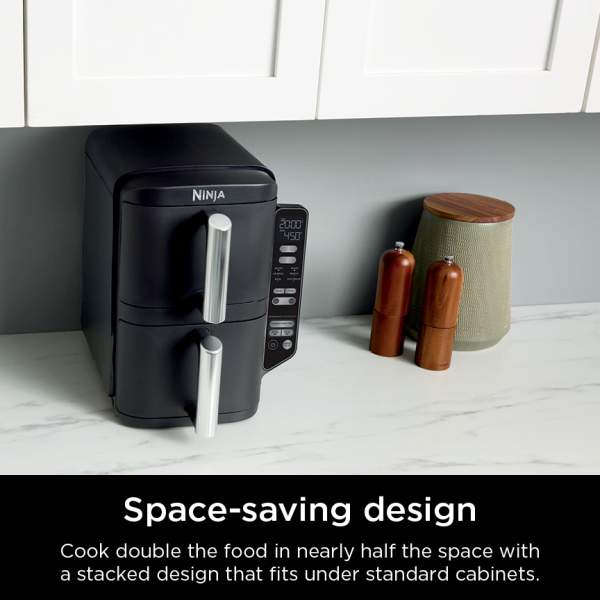 Ninja® DoubleStack™ 8 QT & 2-Basket Air Fryer Air Fryers - Ninja Ninja® DoubleStack™ 8 QT & 2-Basket Air Fryer Air Fryers - Ninja