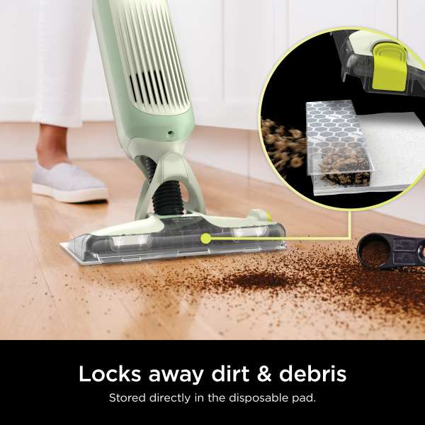 Shark VACMOP™ Pro Cordless Hard Floor Vacuum Mop with Disposable VACMOP™ Pad (Green)