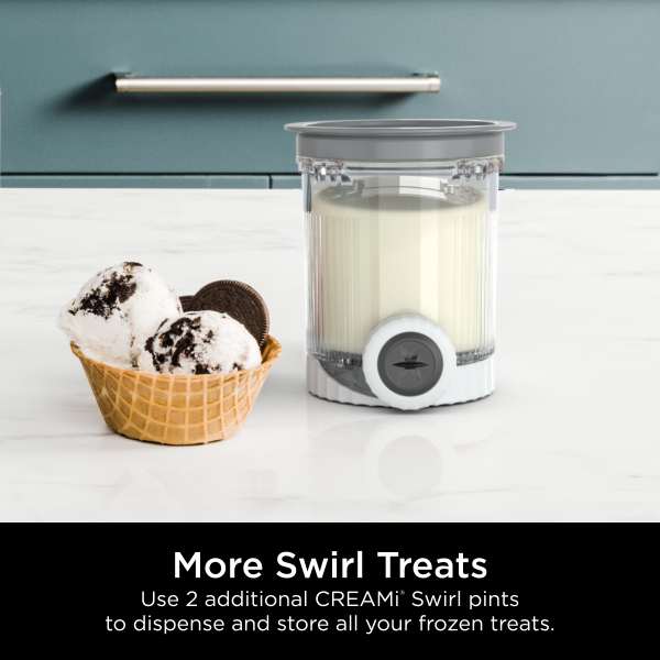 Ninja Swirl ™ by Creami® 2-Pack Pints and Lids Ice Cream Ninja Swirl ™ by Creami® 2-Pack Pints and Lids Ice Cream