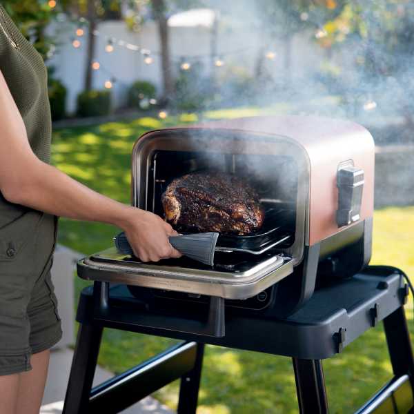 shothi スタンド Ninja Woodfire™ Adjustable Outdoor Stand Electric Grills