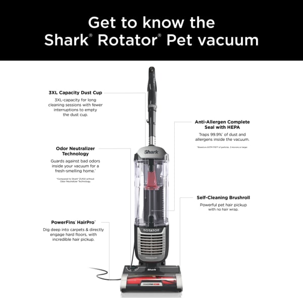 Shark Navigator Zero-M Pet Pro Upright Vacuum