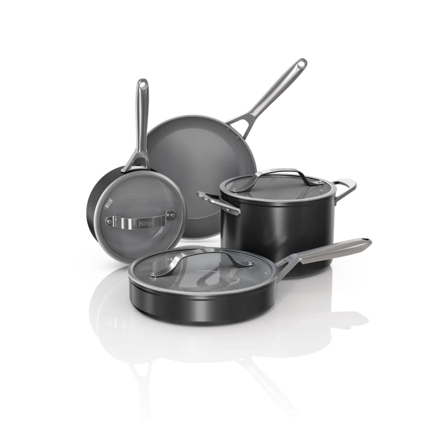Ninja® Ceramic Pro 7-Piece Cookware Set Black