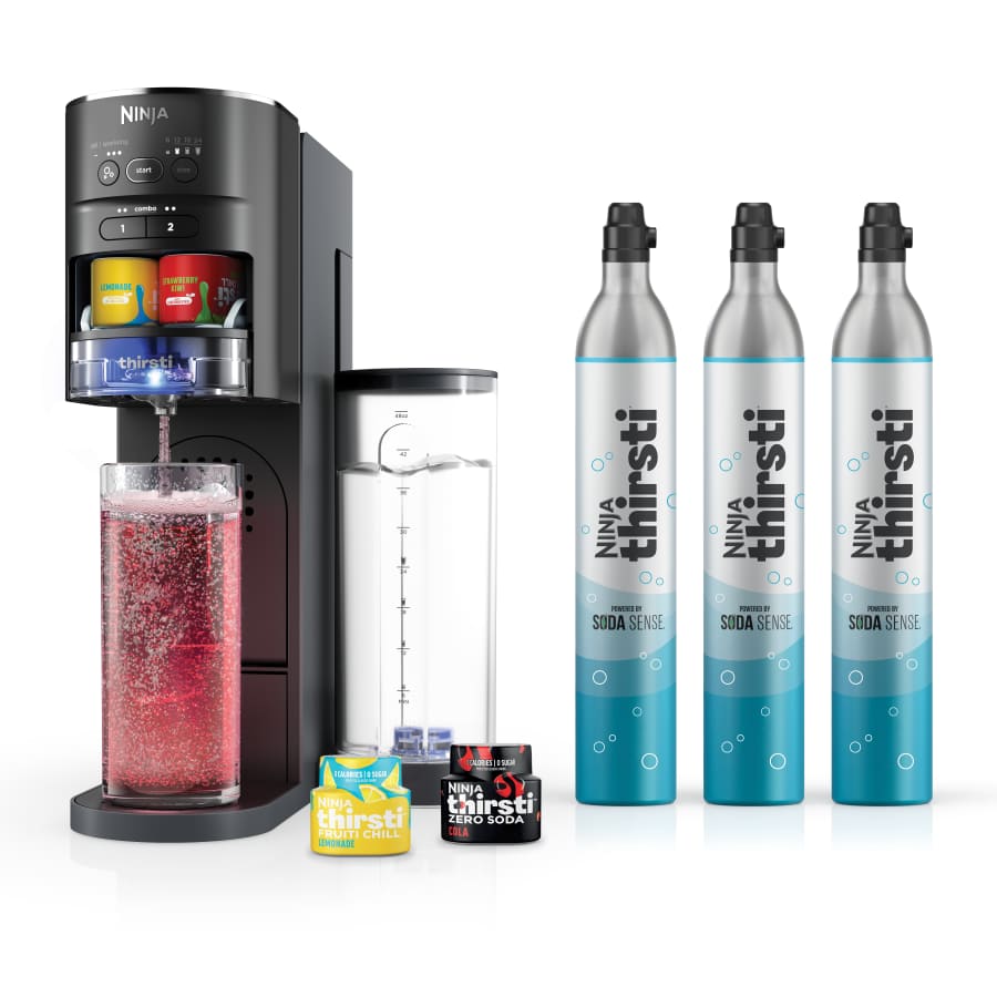 Ninja Thirsti™ Sparkling & Still Drink System CO2 Bundle