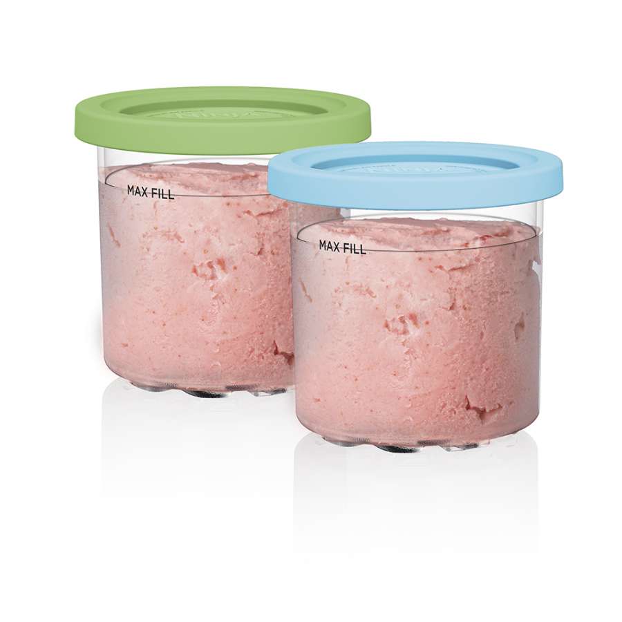 Ninja® CREAMi® Pints 2 Pack, Compatible with NC299AMZ & NC300s Series CREAMi® Ice Cream Makers