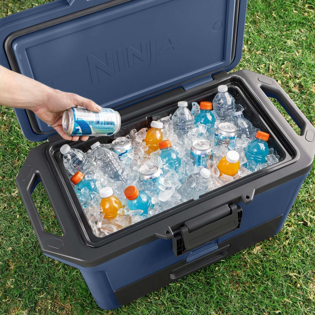 Ninja FrostVault™ 30qt Hard Cooler with Dry Zone, Lakeshore Blue Coolers -  Ninja