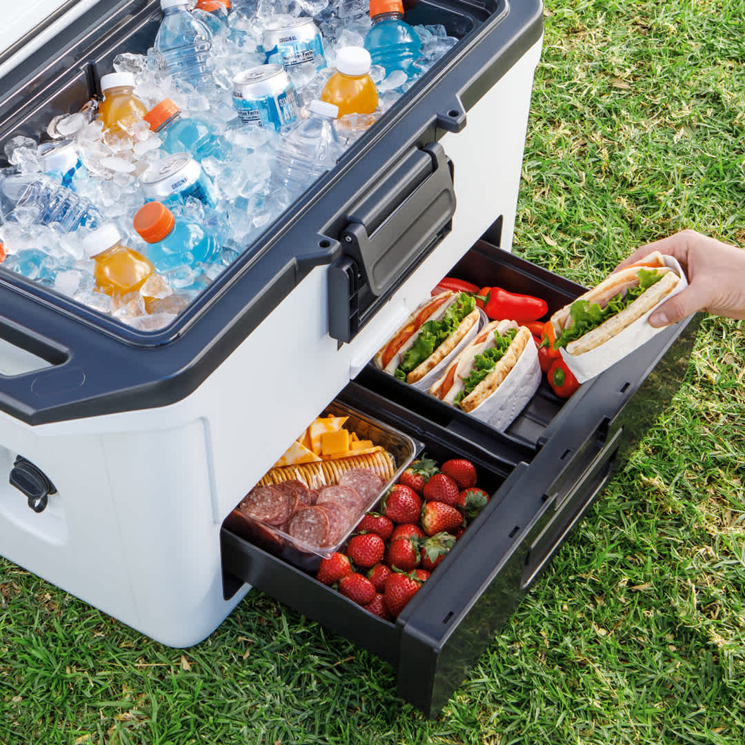 Ninja FrostVault™ 50qt Hard Cooler with Dry Zone, Cloud White