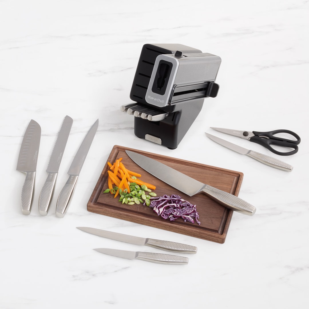 Kitchen Knife Sets with Sharpener