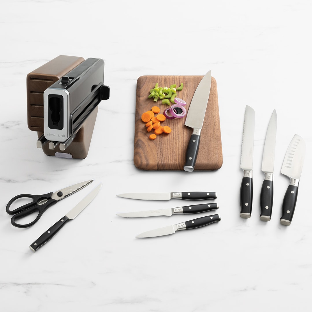 Kitchen Knife Sets with Sharpener