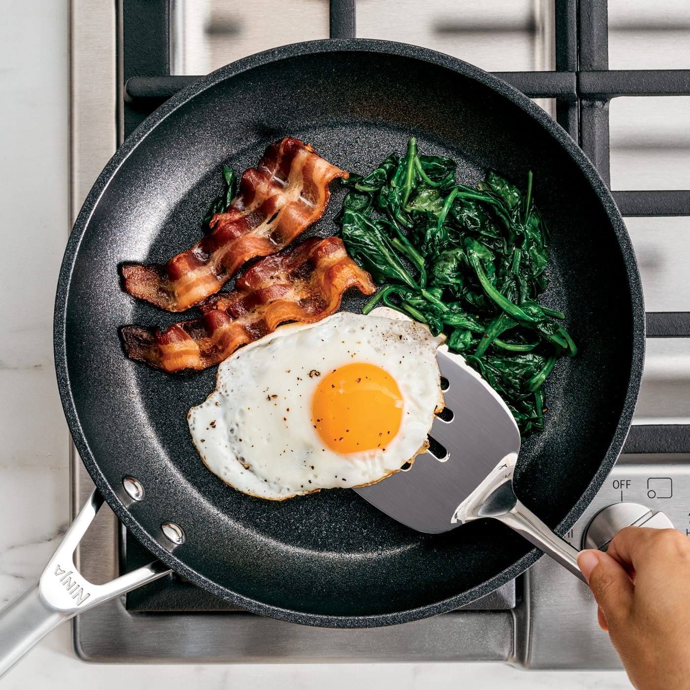 Metal-utensil safe