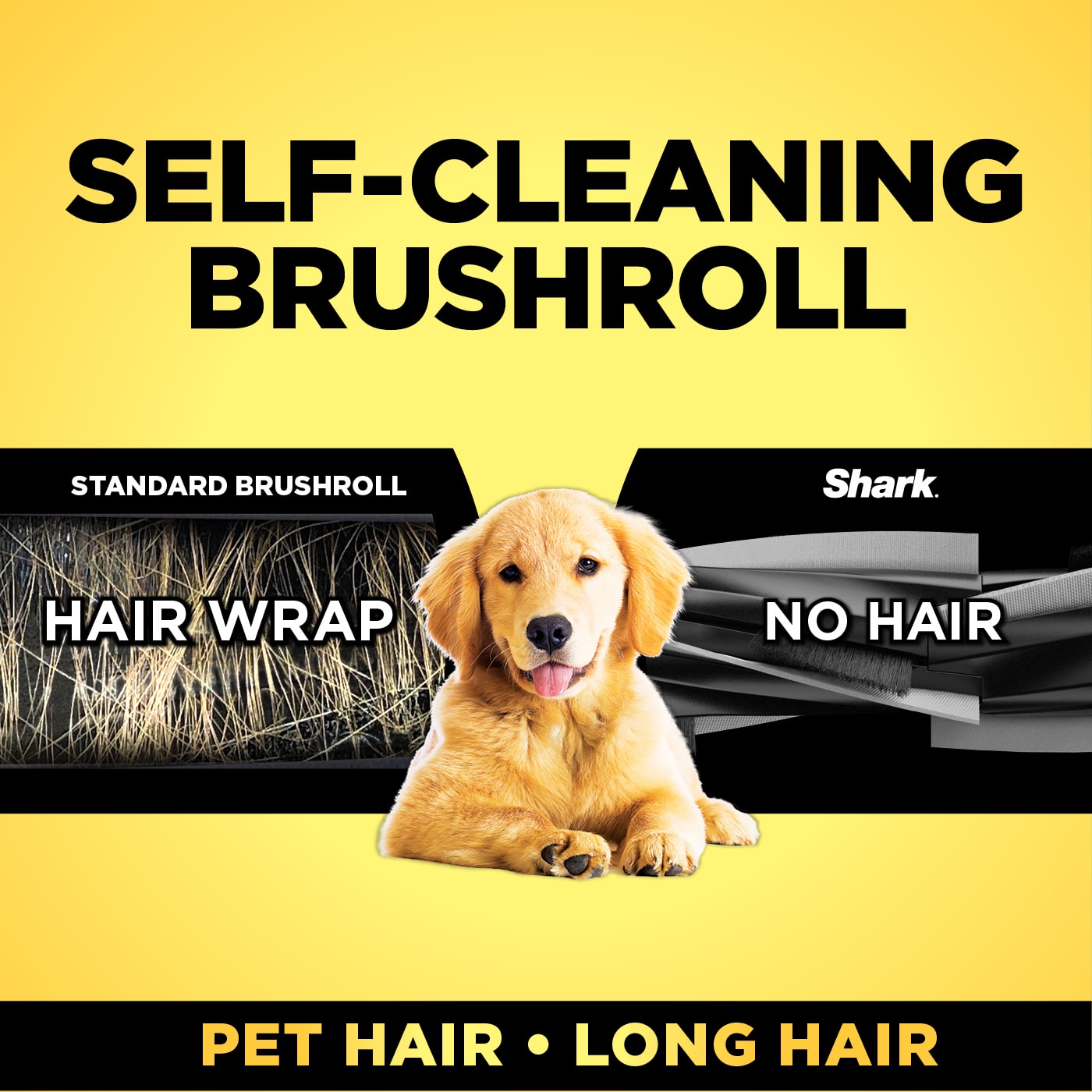 Self-Cleaning Brushroll