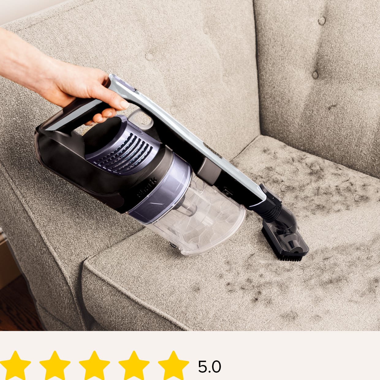 Shark Wandvac System Cordless Stick Vacuum (WS632), Grey