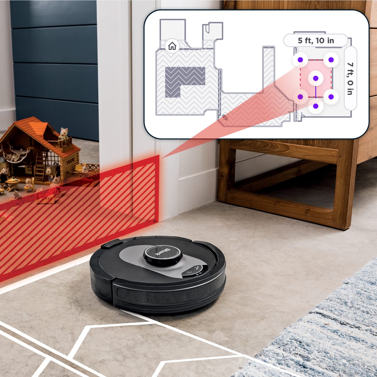 How can I set a No-go zone on my Jet Bot?