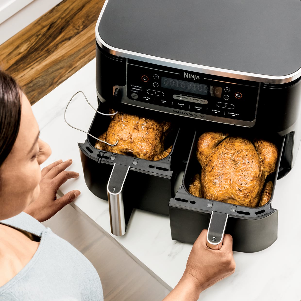 Ninja Foodi 6-in-1 10 Qt. XL 2-Basket Air Fryer - 20291116