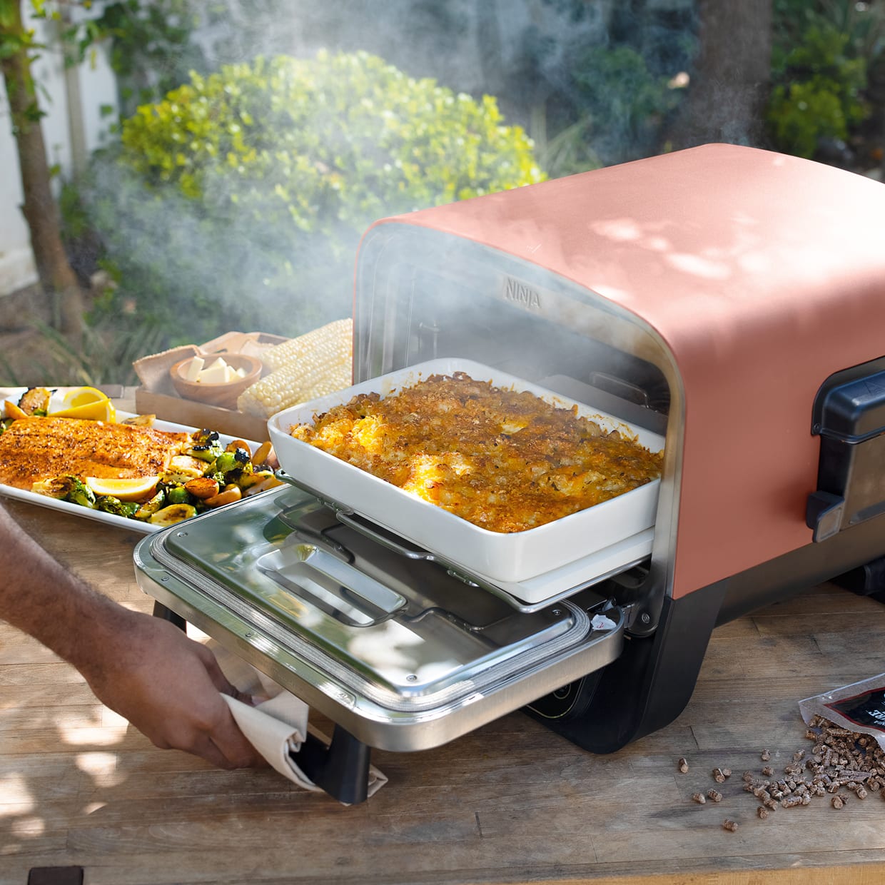 SharkNinja Launches Ninja Woodfire Electric Outdoor Oven