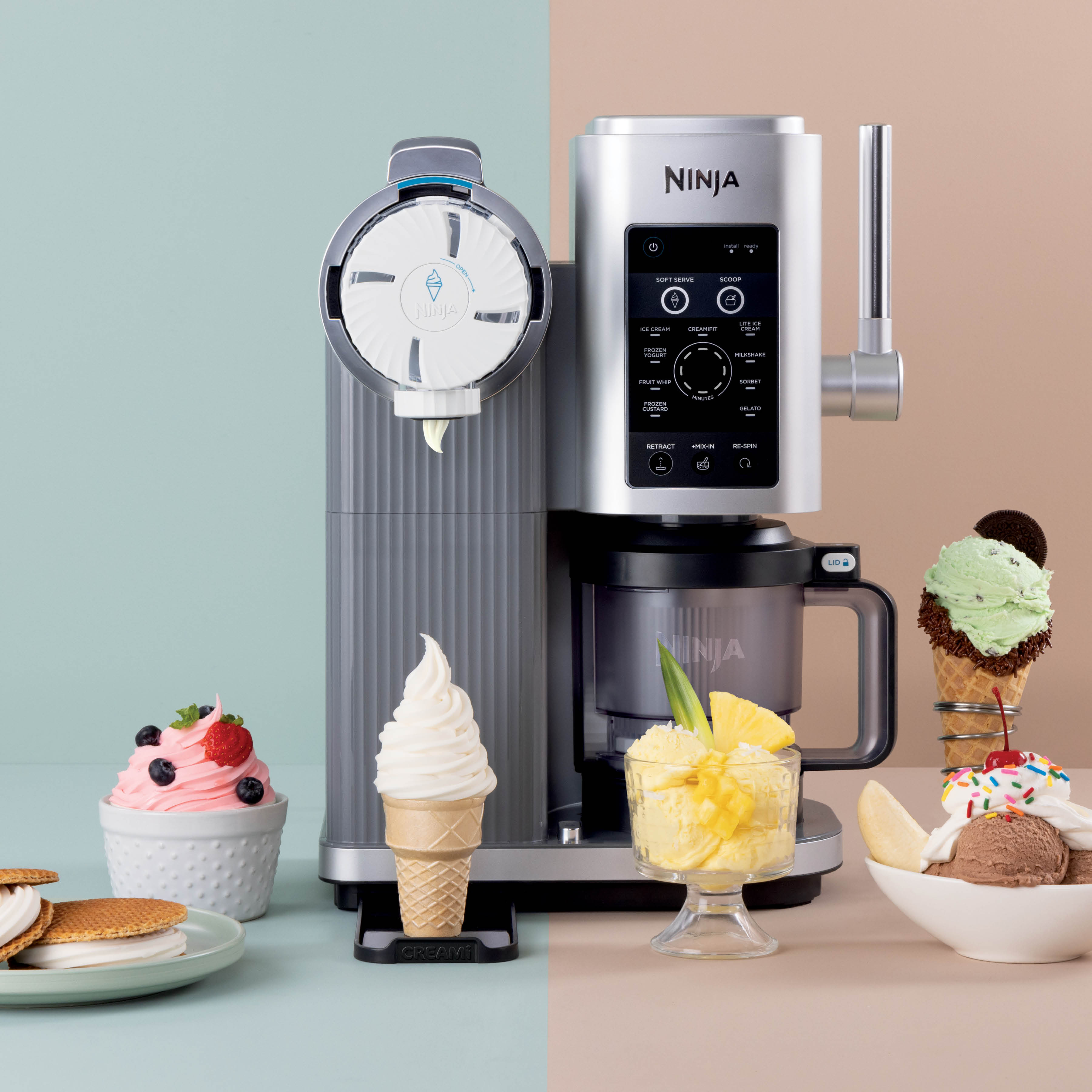 Ninja Swirl Soft Serve Ice Cream , Froyo & Frozen Dessert Machine