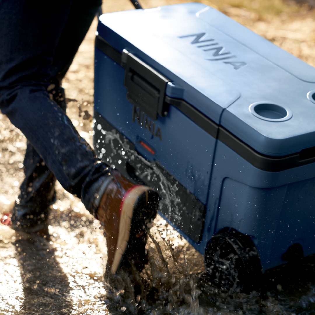 Ninja FrostVault™ 65qt Wheeled Cooler with Dry Zone (Slate Gray)