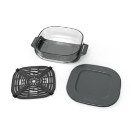 Ninja CRISPi 2.3L CleanCrisp Glass Container with Lid product photo Side New M