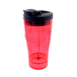 600ml Cup with Spout Lid (Red) - PS100 product photo