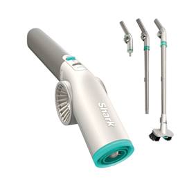 Shark BlastBoss All-in-One Cordless Air Blasting System With BlastBroom - Dove AB2111UKGY product photo Side New M