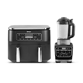 Air fryer double compartiment 6-en-1, 7,6L et Blender et robot à soupe photo du produit Side New M