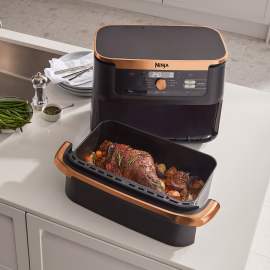 Ninja Foodi FlexDrawer Airfryer 10,4 liter AF500EUDBCP productfoto Side New M