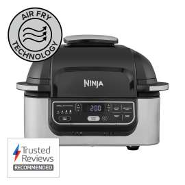 Ninja Foodi Health Grill & Air Fryer AG301 & Accessories Bundle product photo Side New M
