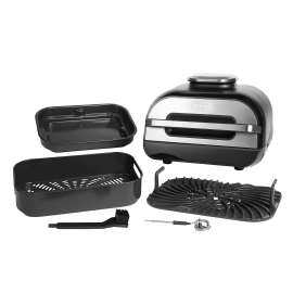 Grill d’intérieur & Friteuse Ninja Foodi MAX Reconditionné AG551EUREFB | Etat correct photo du produit Side New M
