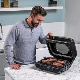 Ninja Foodi MAX Grill & Heißluftfritteuse AG551EU Produktbild Side New M
