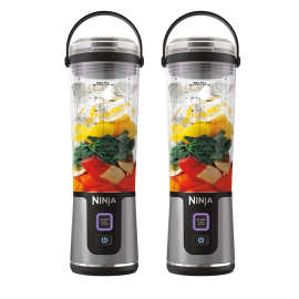 Blender portable sans fil Ninja Blast – Noir (Lot de deux) photo du produit Side New M