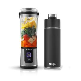 Blender portable sans fil Ninja Blast et Gourde isotherme Ninja Thirsti photo du produit Side New M