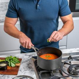 Ninja ZEROSTICK 20cm Saucepan with Lid C30220UK product photo Side New M