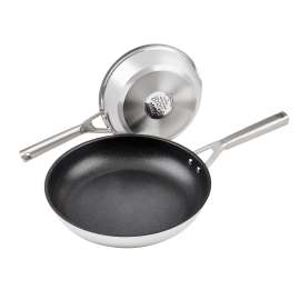 Set de 2 poêles (20 cm/28 cm) en inox Ninja Foodi ZEROSTICK – C62000EU photo du produit